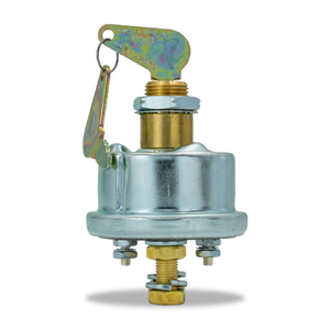 Master Disconnect Switch with Key – DPST, 2 Large Studs, 2 Small Studs