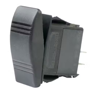 Momentary Rocker Switch – SPST, (On)-Off, 2 Blades