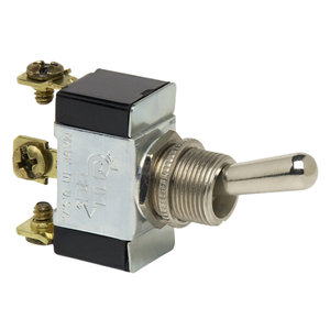 Heavy Duty Momentary Toggle Switch – SPDT, (On)-Off-(On), 3 Screws