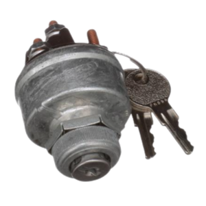 Ignition Starter Switch with Keys – 4 Positions, 4 Studs, Lockout