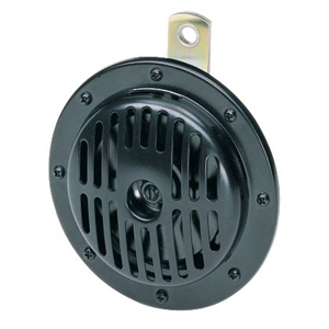 Round 5" Supertone High-Tone Horn - 24V, 114dB, 380Hz