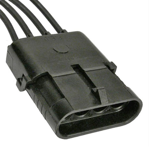 4-Cavity Weatherpack Shroud Pigtail w/ Female Terms