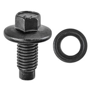 Ford Oil Drain Plug with Gasket - M12-1.75 13mm Hex