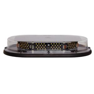 Economy Low-Profile Perm-Mount 17.25" Strobe Mini Lighbar w/ High-Output LEDs - 12-24V (Clr/Amb)