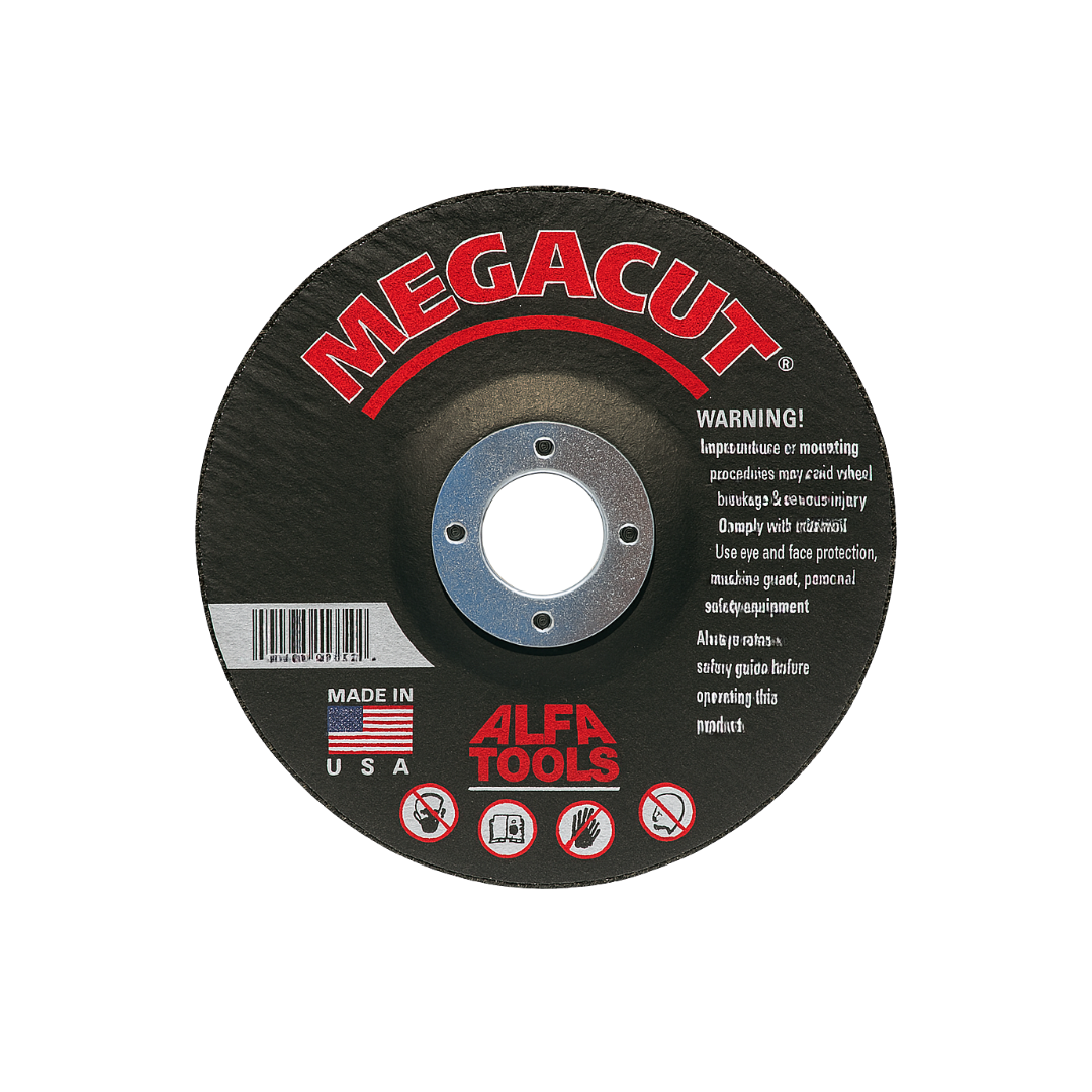 3" x 1/8" x 3/8" Reinforced Cut-Off Wheel – Type 1 Flat – 36 Grit