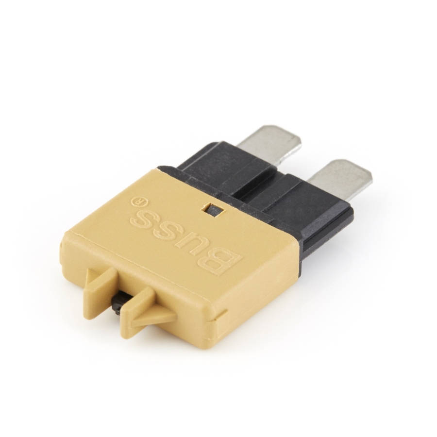 ATC Ultra-Thin Manual Reset Circuit Breaker – 5A, 2 Blades, Type III (Tan)