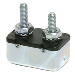 Panel-Mount Auto Reset Circuit Breaker – 10A, 24V, 2 Studs, Type I