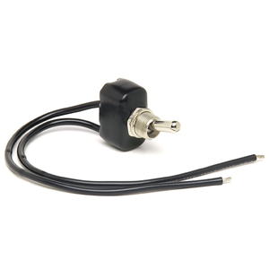 Heavy Duty Momentary Toggle Switch – SPST, (On)-Off, 2 Leads