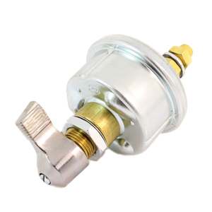 Master Disconnect Switch with Key – DPST, 2 Large Studs, 2 Small Studs