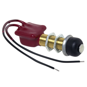 Heavy Duty Momentary Push-Button Switch – SPST, Off-(On), 2 Leads