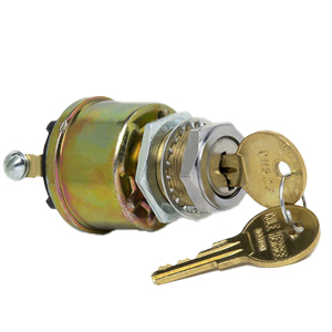 Ignition Starter Switch with Keys – 3 Positions, 3 Screws