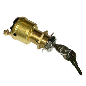 Marine Ignition Starter Switch with Keys – 2 Positions, 2 Screws