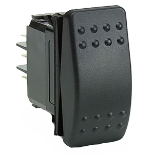 Weather-Resistant Rocker Switch – SPDT, On-Off, 3 Blades