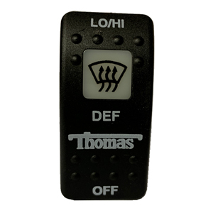 Defroster Rocker Switch – Low/High-Off, 8 Blades