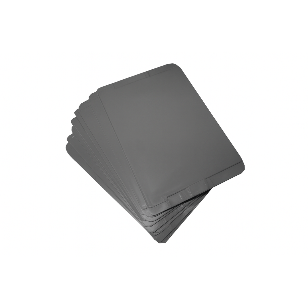 Durham 097-95 Gray 3″ High Poly Divider (12-Pack)