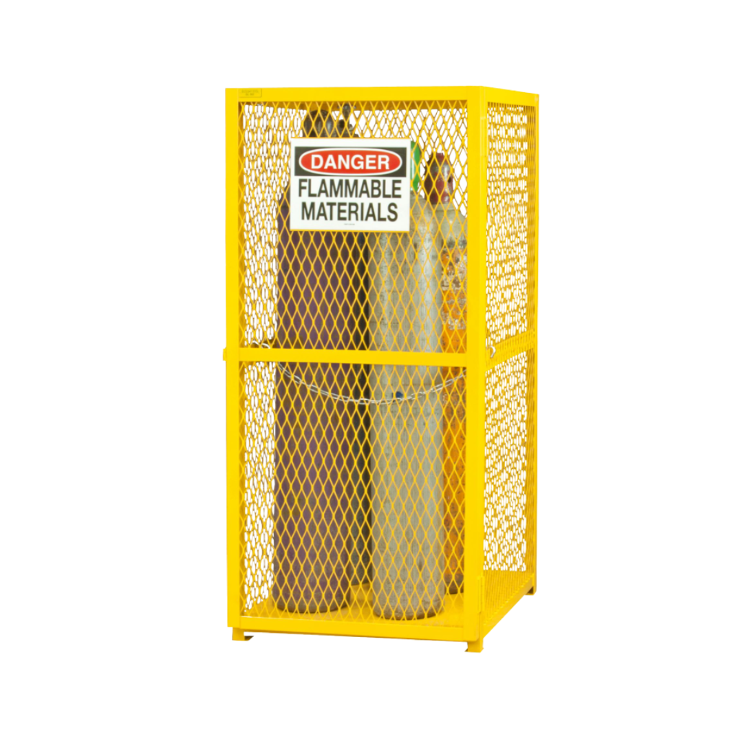 Vertical 9-Cylinder Gas Storage Cabinet