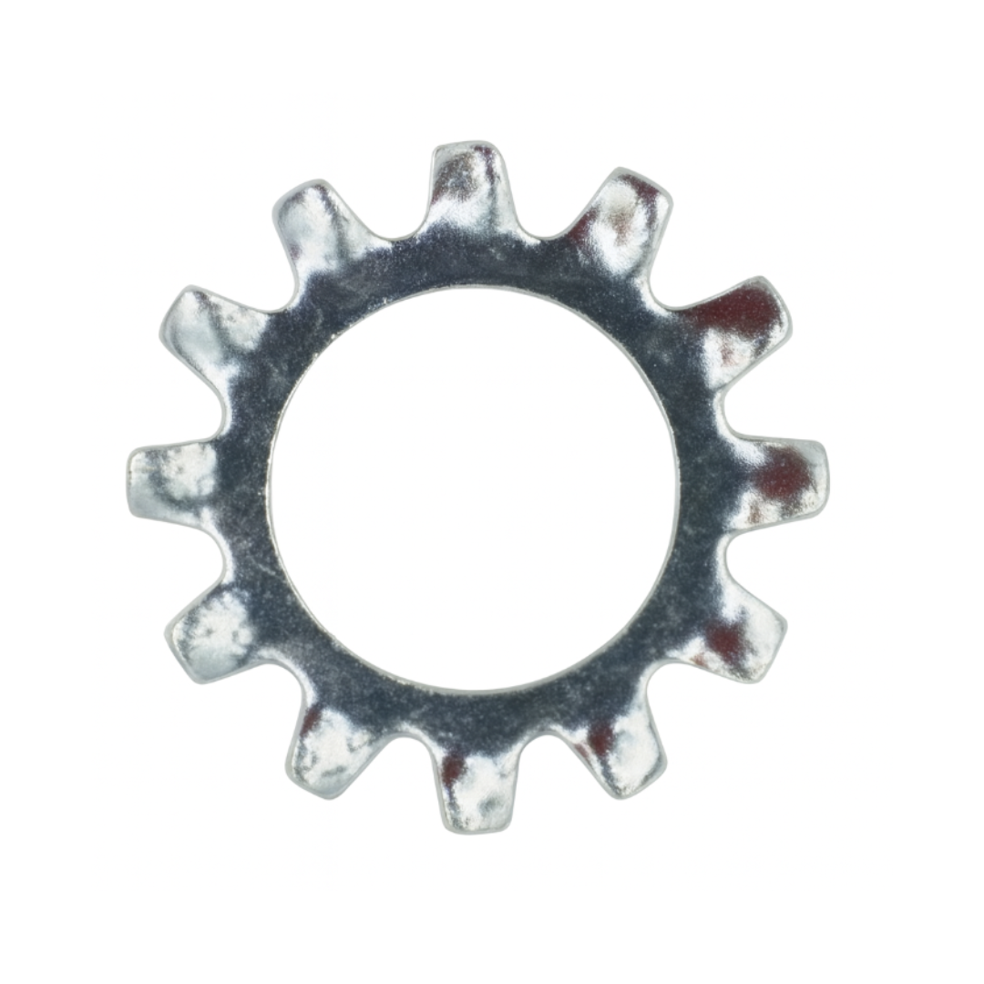 #10 External Tooth Lock Washer Zinc Plated