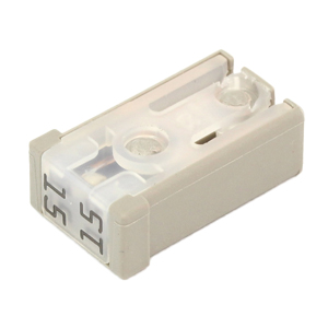 FMM Female Slotted High-Amp Time-Delay Micro Fuse – 15A (Gray)