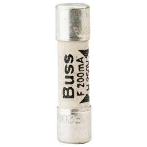 GDA IEC High-Breaking Fast-Acting Ceramic Tube Fuse – 5 x 20 mm, 200mA