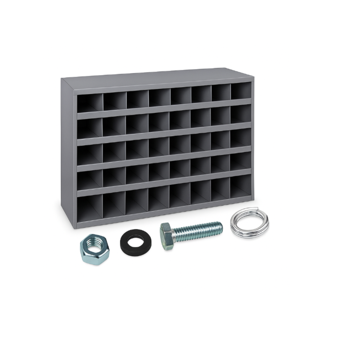 2500 Piece Assorted Zinc Plated Grade 5 Nuts, Bolts and Washers