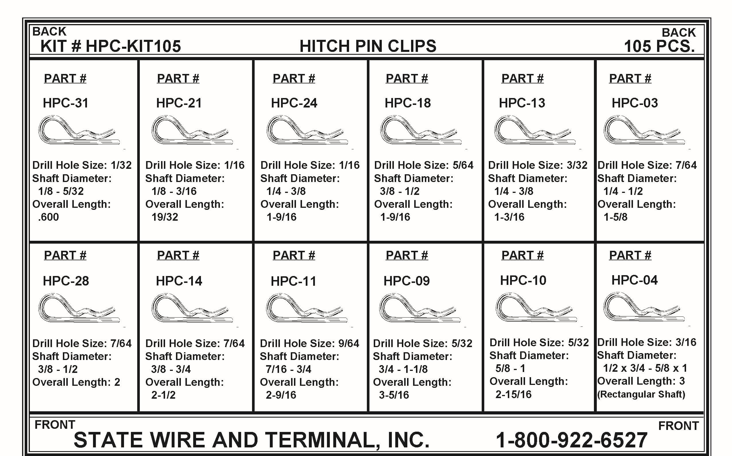 Hitch Pin Clip Kit