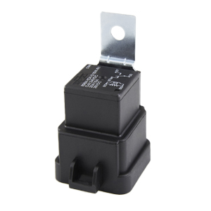 Mini Skirted Relay with Resistor and Bracket – 20/30A, 24V, 5-Pin
