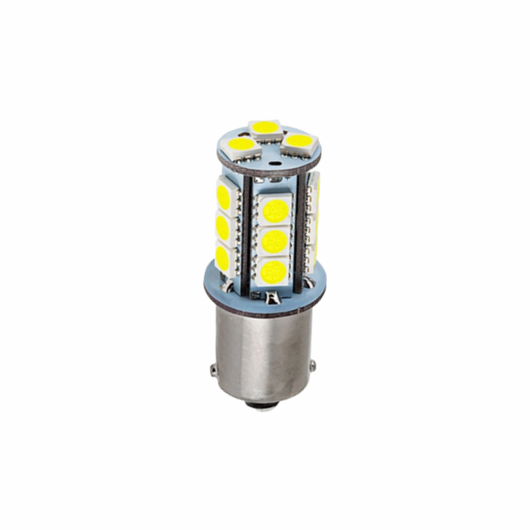 1156 LED Landscape Light Bulb - (18) SMD LED Tower - BA15S Retrofit Base