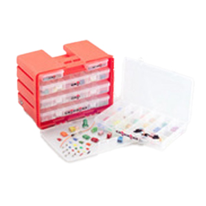 Red Box Assortment with Glass Fuses 191 PCS