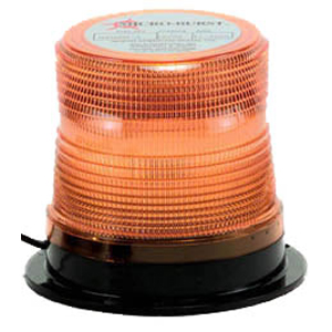 Micro-Burst™ Mag-Mount LED Beacon w/ Cig Plug and Flashing/Rotating Combo - 12-24V (Amb)