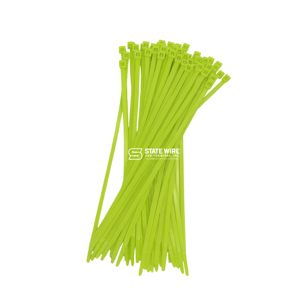 Nylon Cable Tie 4.12" – 18 lb Tensile Strength (Green)