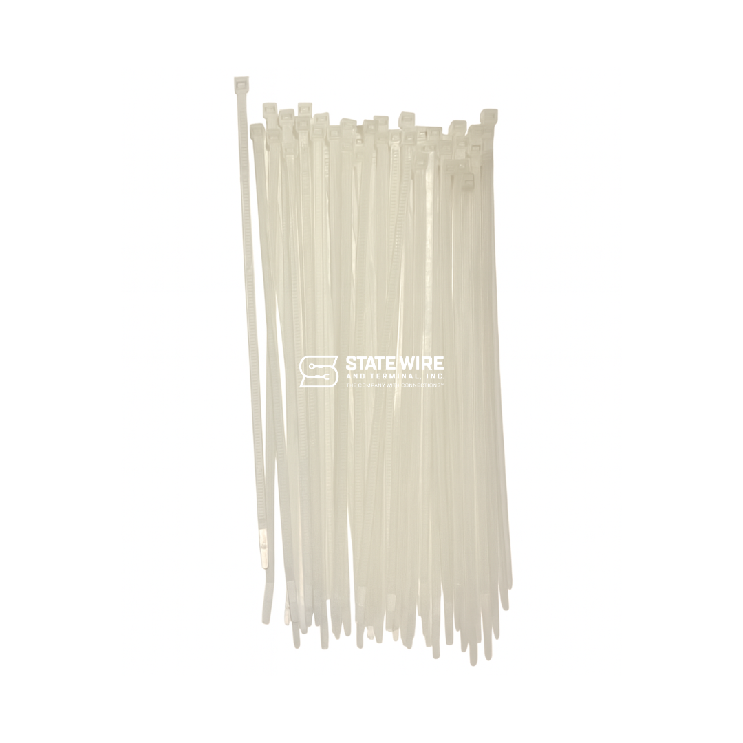 Nylon Cable Tie 11.25" – 50 lb Tensile Strength (Natural)