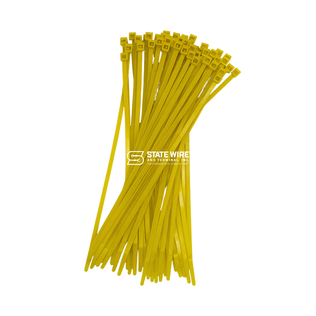 Nylon Cable Tie 14" – 50 lb Tensile Strength (Yellow)