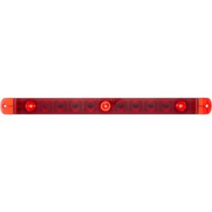 Surface-Mount 16" Ultra Thinline LED ID Lightbar - 3 Diodes, Hardwired, 12V (Red)