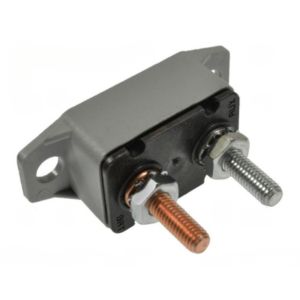 Plastic Stud-Mount Auto Reset Circuit Breaker with Straight Bracket – 15A, 2 Studs, Type I