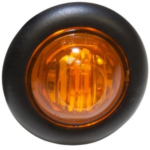 Peterson® Flange-Mount 4" Round LED Mrkr/Clrnc Light (Amb)