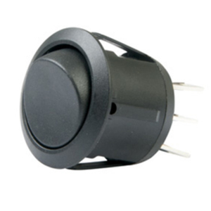 Mini Round Rocker Switch – DPDT, On-Off-On, 6 Blades