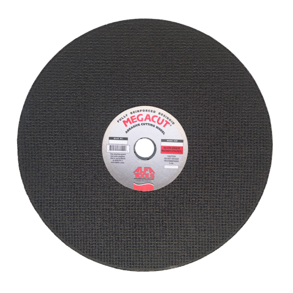 ALFA Tools MegaCut® Type 1 Circular Saw Wheel – 14 in x 1/8 in x 1 in, Triple Reinforced Cut-Off Wheel