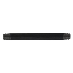 1/8" x 2" Black Steel Pipe Nipple – Schedule 40, Welded, Grade B