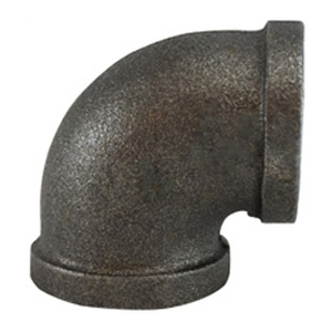 1/8" Black Pipe 90° Elbow – Female NPT