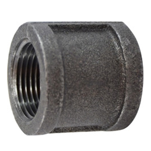 1/4" Black Pipe Coupling – Female NPT