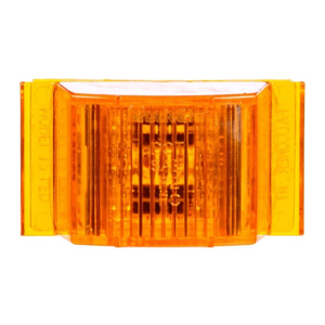 Grommet-Mount 3" Rectangular PC-Rated LED Mrkr/Clrnc Light - 6 Diodes, PL-10, 12V (Amb)