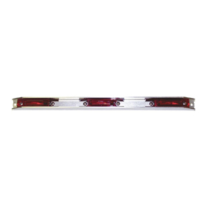 Bracket-Mount 17" LED ID Lightbar w/ 6" Centers - 12V (Red)