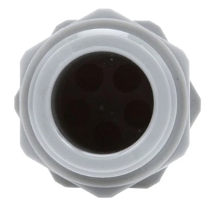Gray 1/4" 1-Conductor Compression Fitting for Super 50 Junction Box