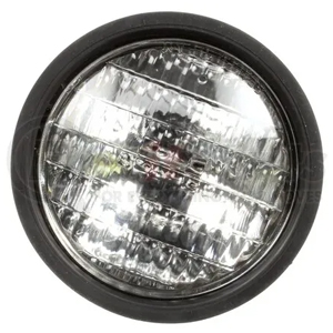 Stud-Mount 5" Round Hardwired Incandescent Trapezoid Work Light - 1 Bulb, 12V (Wht)