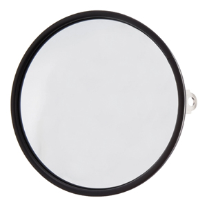 Three-Screw Stainless Steel 8-1/2" Offset-Mount Convex Blind Spot Mirror
