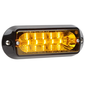Super-LED® TIR6™ Horizontal Surface-Mount Strobe Light w/ 6" Pigtail - Class I, 12V (Amb/Wht)