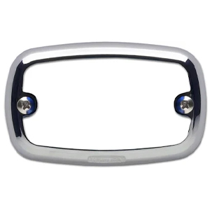 Rectangular Surface-Mount Chrome Flange for M2 Series Lights