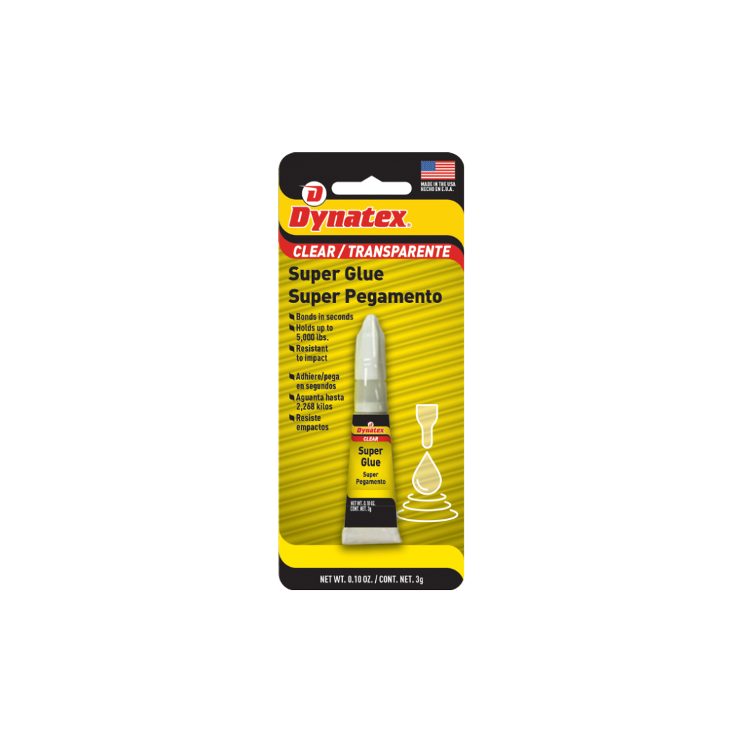 Super Glue, Ethyl Cyanoacrylate, 3 g Carded
