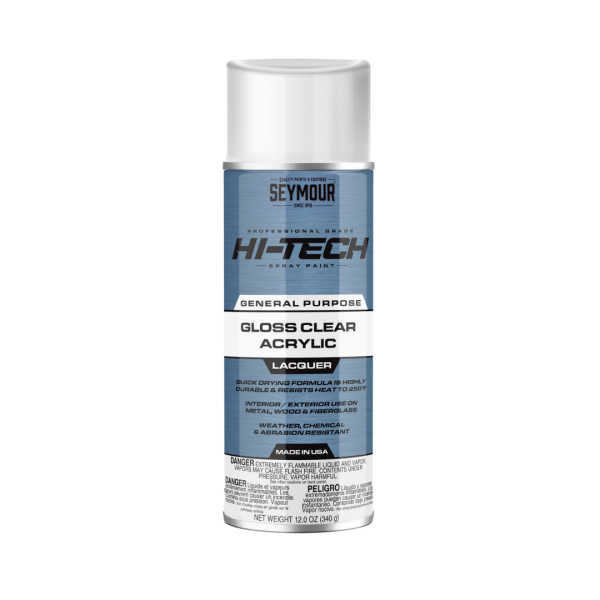 Seymour Hi-Tech Lacquer Gloss Clear Acrylic 12oz