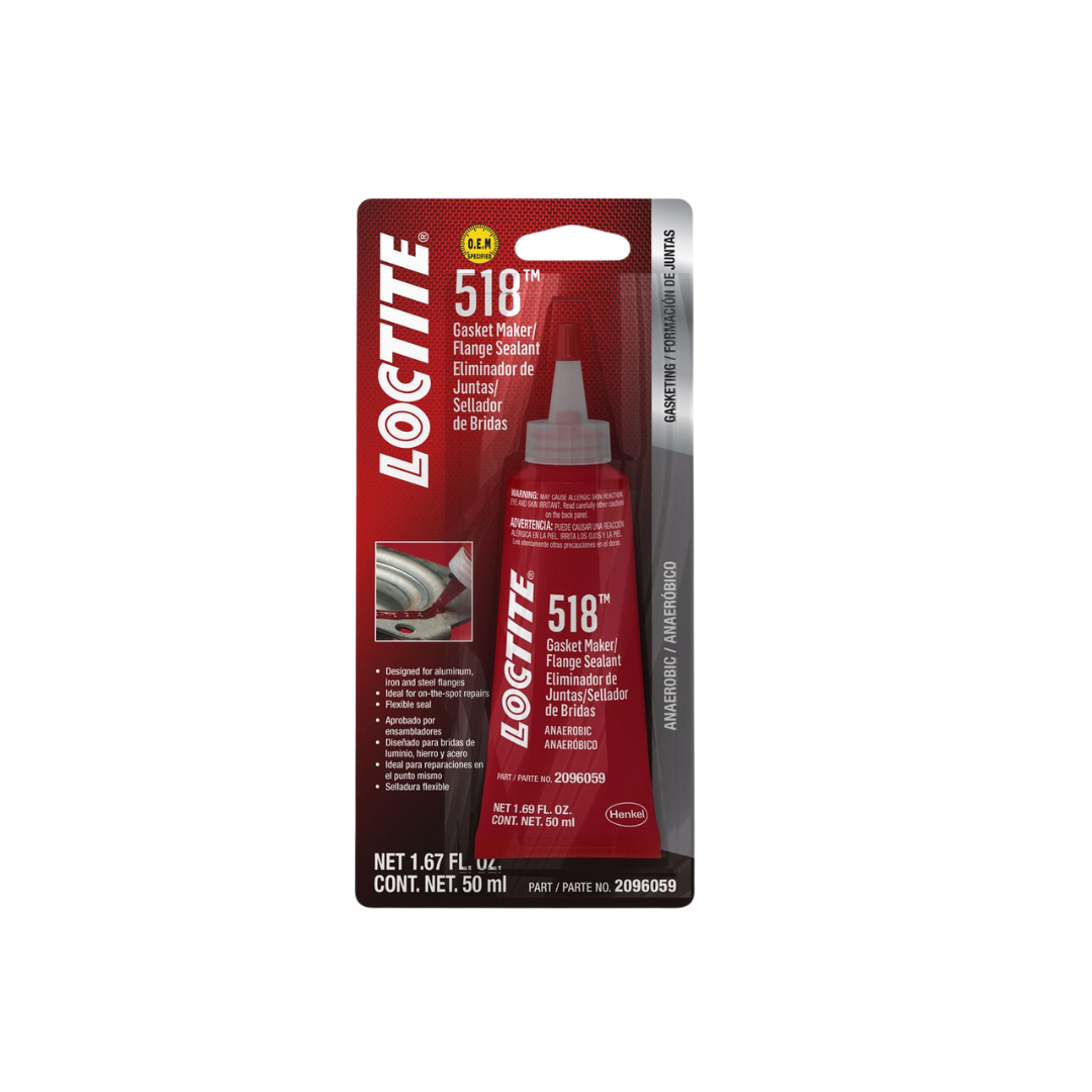 Red Medium Strength Flange Gasket Maker 50 mL